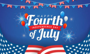 LIBRARY CLOSED FOR THE FOURTH OF JULY HOLIDAY