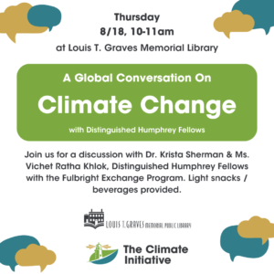 A GLOBAL CONVERSATION ON CLIMATE CHANGE WITH KENNEBUNKPORT CLIMATE INITIATIVE
